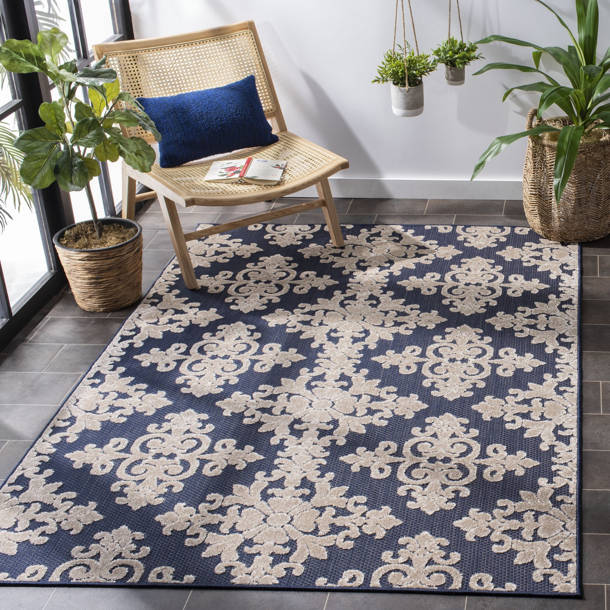Ophelia & Co. Kari Royal Indoor/Outdoor Rug & Reviews Wayfair